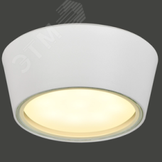 Светильник уличный декоративный для наружного освещения 5104 потолочный под лампу GX53 IP65 белый