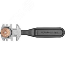 Стеклорез ''ЭКСПЕРТ'' роликовый, 3 режущих элемента, с пластмассовой ручкой