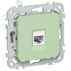 FLITE Розетка компьютерная RJ45 категория 5Е UTP РК5е-1-0-ФлФ фисташковый IEK