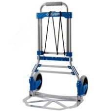 Тележка складная хозяйственная, до 90кг, каркас и платформа из алюминия, платформа 48,5x28,5см, колёса d13см, вес 4,65кг