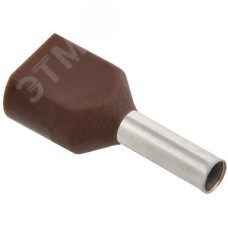 Наконечник-гильза НГИ2 1.5-8 коричневый (20шт)