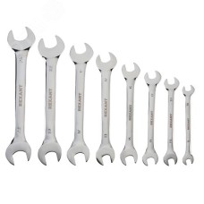 Набор ключей рожковых (8-24 мм), CrV