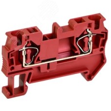 Клемма пружинная КПИ 2в-4 41А красный