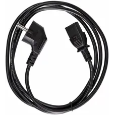 Кабель/ Кабель комп - розетка 220V EU (угловой)<VDE> 3GX0,75mm2, 1,8m, медь, Telecom <TY021-CU0.75-1.8M>