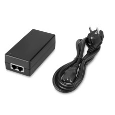 PoE-инжектор Gigabit Ethernet/ PoE-инжектор Gigabit Ethernet на 1 порт, мощностью до 65W. Совместим с оборудованием PoE IEEE 802.3af/at/bt. Мощность PoE на порт - до 65W. Напряжение PoE - 52V(конт. 1,2,4,5(+), 3,6,7,8(-)). Порты: вх. - 1 x RJ45(10/100/100