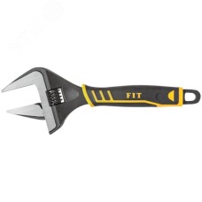 Ключ разводной Стайл, узкие губки, шкала, экстра увеличенный захват, прорезиненная ручка 300 мм, 60 мм