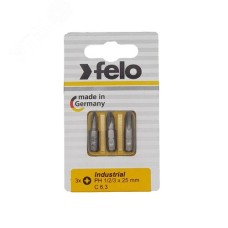 Бита крестовая PH 1/PH 2/PH 3X25, 3 шт в блистере