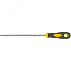 Рашпиль, прорезиненная ручка, круглый 200 мм