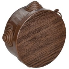 Коробка распределительная КМ 65х40мм для наружного монтажа IP54 4 вв. дуб