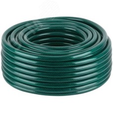 Шланг поливочный трехслойный армированный, зеленый 3/4''x1.5 ммx50 м