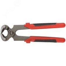 Клещи строительные ''Стандарт'', пластиковые красно-черные ручки 200 мм