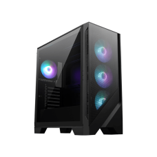 Корпус ПК без блока питания/ Case MSI MAG FORGE 321R AIRFLOW, Midi-Tower, TG, 4x120mm ARGB, 2xUSB 3.2, 1xUSB 3.2 Type-C, ATX, mATX, mITX Black