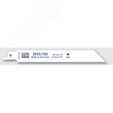 Полотно сабельное 3015/100 Bi-metall х 5 шт/уп для жести, стали толще, чем 1,2мм мелкозубное