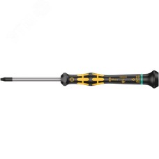 Отвёртка антистатическая для прецизионных работ 1567 TORX HF ESD Kraftform Micro с функцией фиксации крепежа TX 9X60 мм