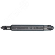 Бита двухсторонняя серия Industrial PZ1/PZ2, 60 мм