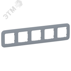 FLITE ARTISTIC Рамка 5-местная РУ-5-А-ФлМ маренго IEK