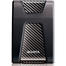 Жесткий диск внешний/ Portable HDD 1TB ADATA HD650 (Black), Silicone, USB 3.2 Gen1, 121x81x21mm, 201g /3 года/