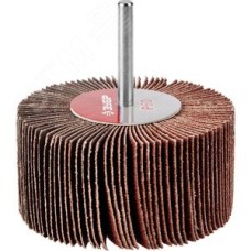 Круг шлифовальный лепестковый d 80X40 мм, P60, на шпильке d 6 мм, Профессионал