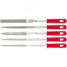 Надфили алмазные, 5 шт, 5x170 мм (широкие)