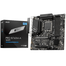 Материнская плата/ MB MSI INTEL B760 s1700, 4xDDR5(256GB), 2xHDMI 2.1/2xDP, 2xPCIe 4.0x16, 1xPCIe 3.0, 1xLAN (2.5GbE), Wi-Fi, BT, 4xSATA 6Gb/s, 2xM.2, 4xUSB 3.2, 2xUSB 2.0, 1xPS/2, mATX