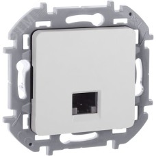 Розетка компьютерная RJ45 категория 5Е UTP белый INSPIRIA