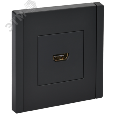 FORTE&PIANO Розетка HDMI FP140 черный IEK