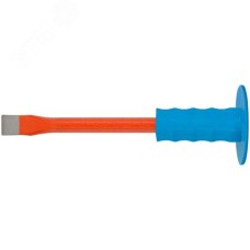 Зубило с квадратным резиновым протектором 250х16х23 мм