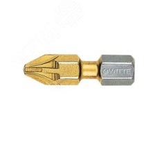 Бита РZ 1x25 мм 1/4'' BITFLEX TiN покр. нитрид титана