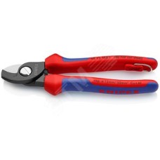 Кабелерез резка - кабель 15мм (50мм AWG 1/0) L=165мм черный 2-компонентные рукоятки крепление для страховки