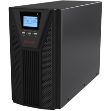 Онлайн ИБП ДКС серии Small Tower, 2000 ВА/1800 Вт, 1/1, 4xSchuko, EPO, USB, RS-232, RJ45, 6x7Ач