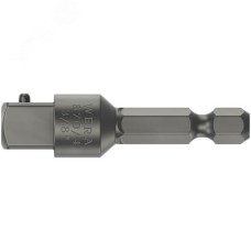 Оправка-хвостовик для торцевых головок DR 3/8 хвостовик 1/4 E 6.3 50 мм для машинного режима. 870/4/B 50