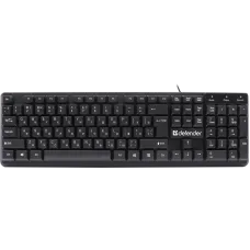 Defender Проводная клавиатура Symbol HB-559 RU,черный,104 кн,1.5м