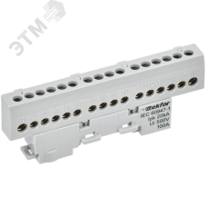 TEKFOR Шина L фаза изолированная на универсальном держателе 6х9-16-Ср IEK