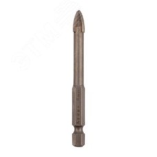 Сверло по стеклу и керамике 8 мм 4 грани шестигранный хвостовик