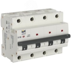 Выключатель автоматический M10H 4P L 80А