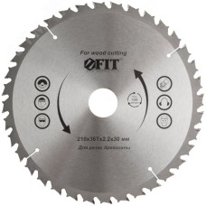 Диск пильный для циркулярных пил по дереву, спец. форма зуба 210x30/25.4x36Т