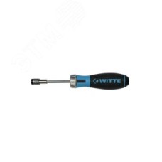 Отвертка реверсивная BITDRIVE Ratchet с трещоткой и набором бит в рукоятке (PH1-3/PZ1-3X25 мм)