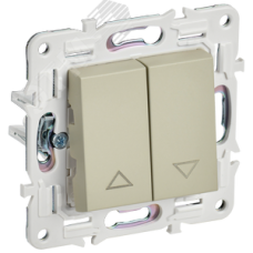 SKANDY Выключатель жалюзи 10А SK-V12B бежевый IEK