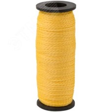 Шнур разметочный капроновый 1.5 мм х 50 м, желтый
