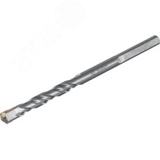 Сверло по бетону усиленное, ПРОФЕССИОНАЛ 6X100 мм 3-х гранный хвостовик