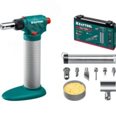 Газовый паяльник MULTI TORCH набор 8-в-1, 30-150 Вт, горелка, фен, пьезоподжиг, 1300град.С