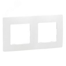 Рамка 2-местная белый ETIKA