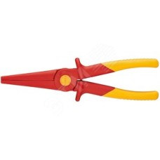 Круглогубцы плоские VDE 1000V из армированного фиберглассом пластика диапазон применения до -40°С L-220 мм диэлектрические