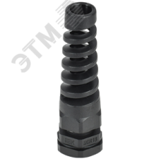 Сальник MGR 18 с гибким отводом d=5-10мм IP68 черный IEK