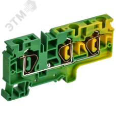 ARMAFIX Клемма пружинная CX10-3 PE 10мм2 трехконтактная заземляющая IEK