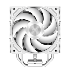 Кулер для процессора/ CPU Cooler PCCooler RZ400 V2 WH (230W, 4-pin PWM, 155mm, Al/Cu, 4x6mm, 1x120mm, 86.73CFM, 32dBA, 2200RPM, S: 1851/1700/1200/115X, AM5/AM4, black)