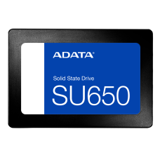 Твердотельный накопитель/ ADATA SSD Ultimate SU650, 480GB, 2.5" 7mm, SATA3, 3D TLC, R/W 520/450MB/s, IOPs 40 000/75 000, TBW 280, DWPD 0.5 (3 года)