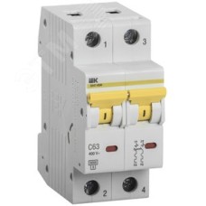 Выключатель автоматический ВА47-60M 2Р 63А 6кА С