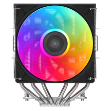 Кулер для процессора/ CPU Cooler SAMA A60L (265W, 4-pin PWM, 156.5mm, 6x6mm, ARGB, 2x120mm, 78CFM, 29dBA, 2200RPM, S: 1851/1700/1200/115X, AM5/AM4, silver)