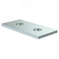Пластина соединительная с 2 отверстиями для STRUT-профиля EZ